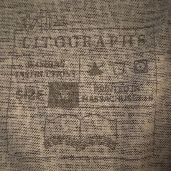 Litographs The Great Gatsby printed short sleeve tee shirt UNISEX - Picture 5 of 6